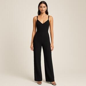 Reformation Black Jumpsuit